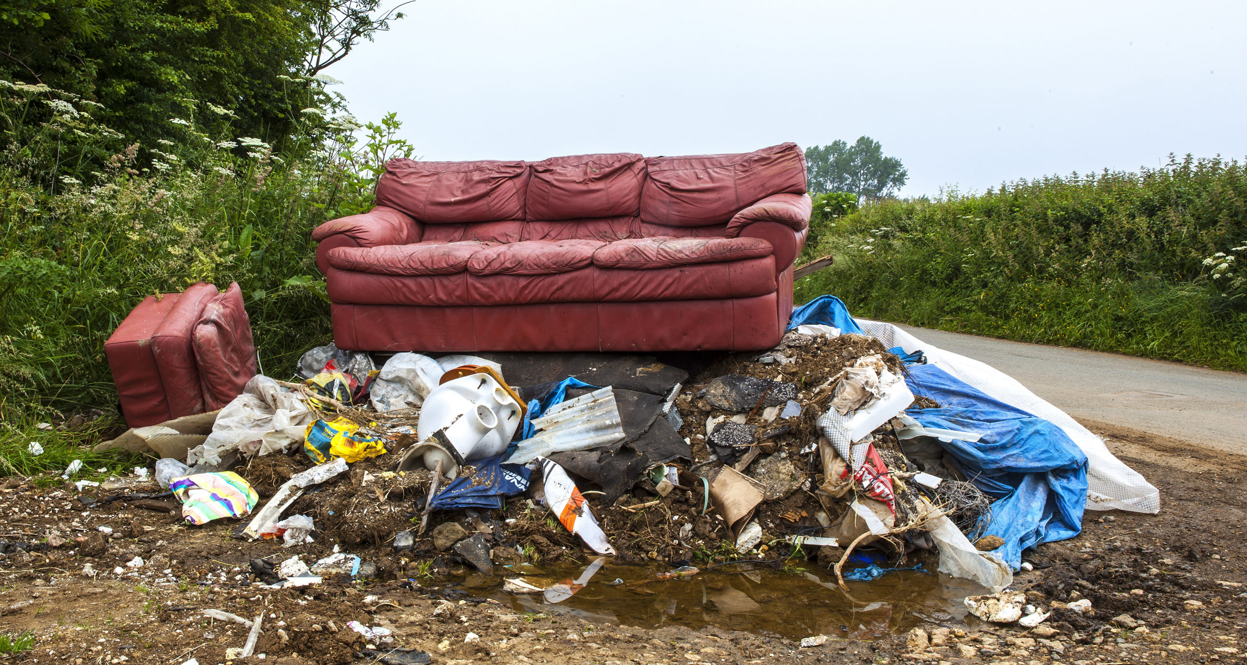 Asbestos Waste Found in Public Areas